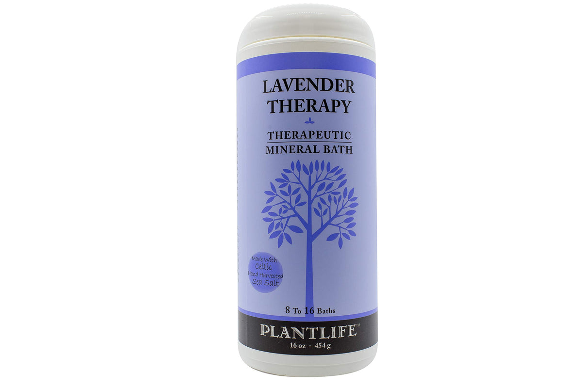 Plantlife Lavender Bath Salts - Natural Aromatherapy For Balance & Calm - 16 Oz