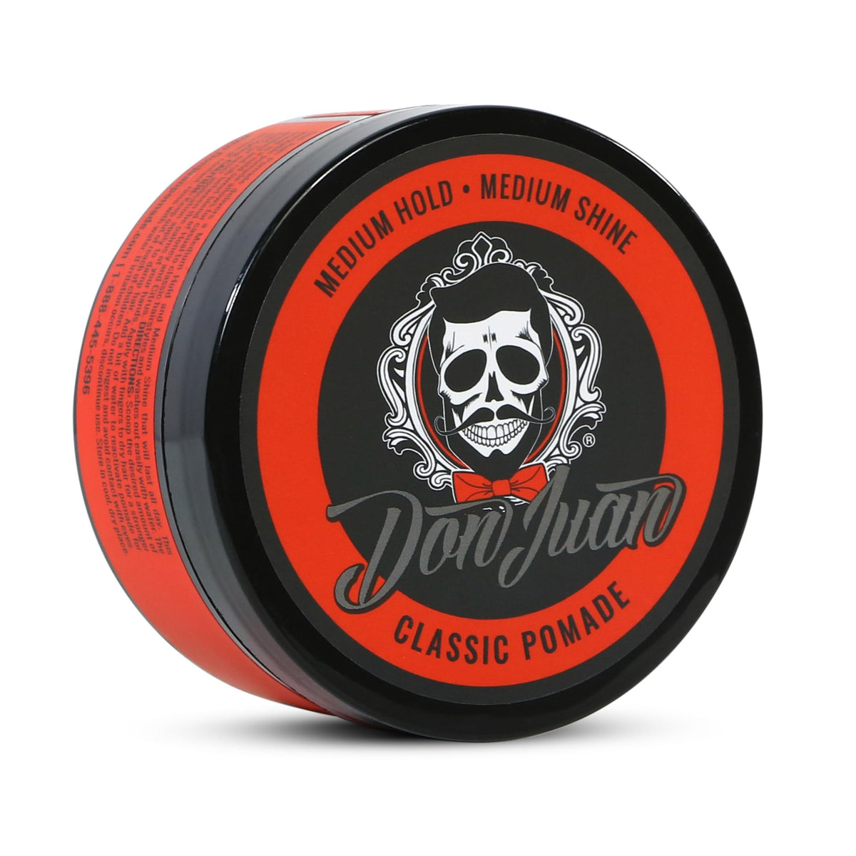 Don Juan Pomade - Medium High Hold, Medium Shine, Water-Based, Honey Citrus Scent, 4Oz