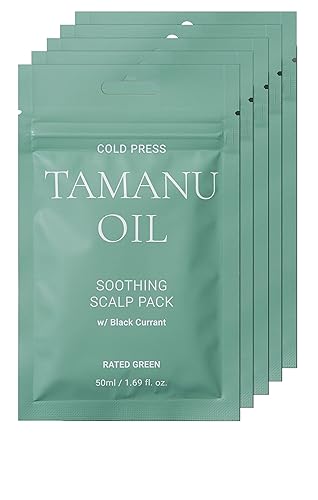 Rated Green Cold Press Tamanu Oil Hair Mask, 8.45 Fl Oz, Deep Conditioning For Damaged Hair