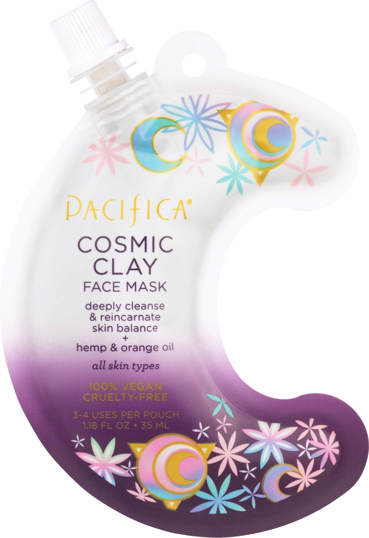 Pacifica Cosmic Clay Face Mask Unisex 118 oz