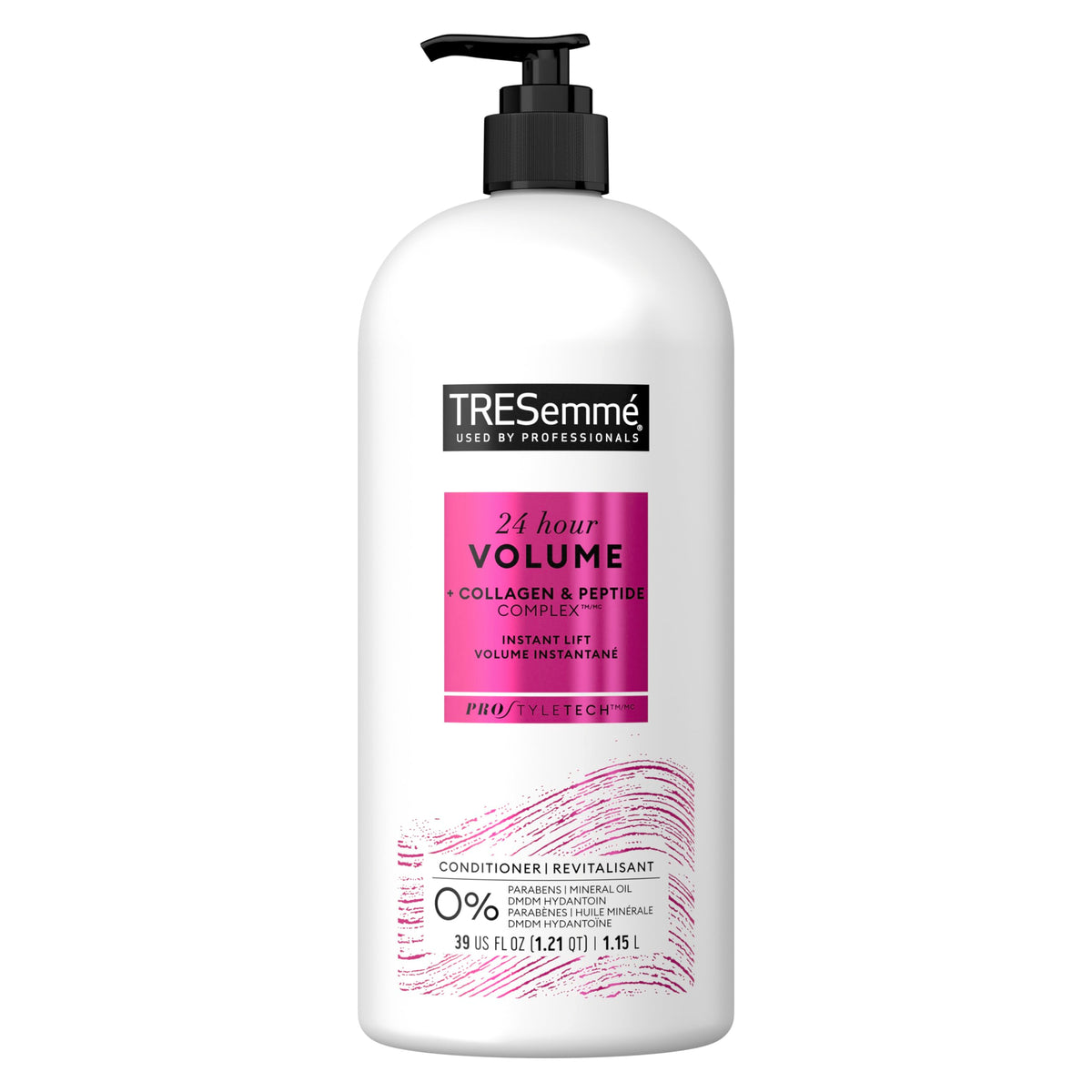 Tresemmé 24 Hour Volume Conditioner With Pump For Fine Hair, 39 Fl Oz