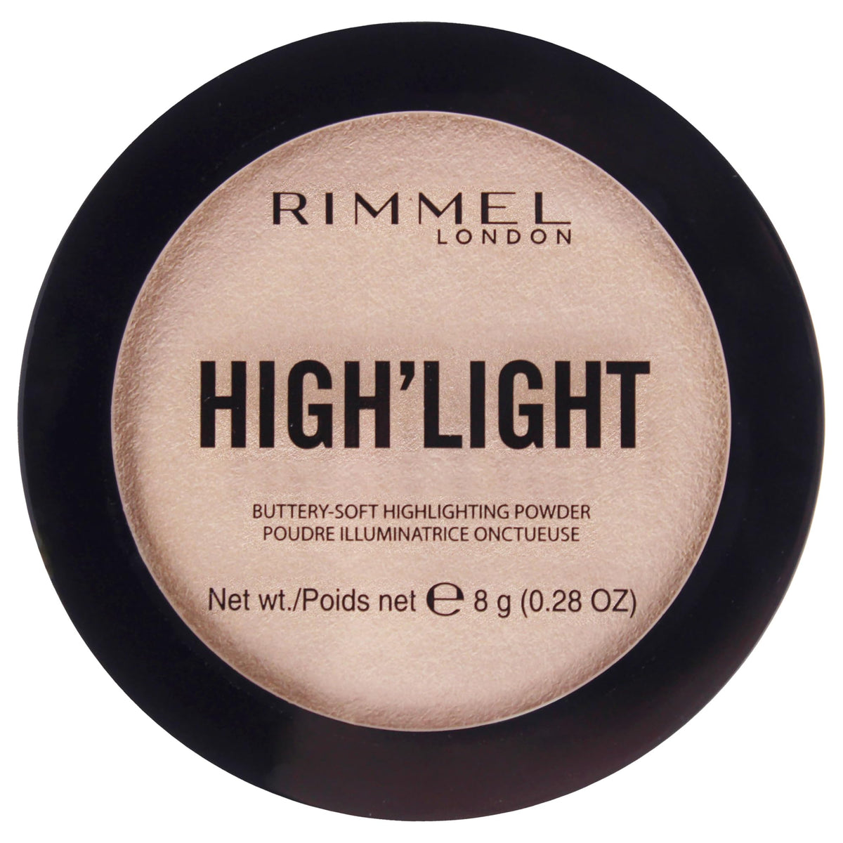 Rimmel London High'Light Highlighter - 001 Stardust, Weightless & Buildable, 0.28Oz