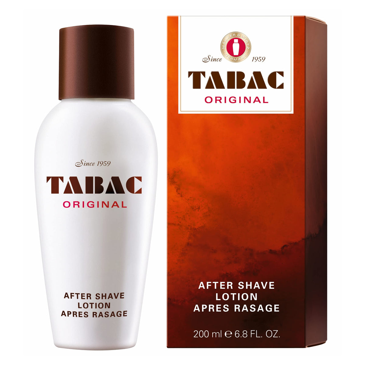 Tabac Original After Shave Lotion For Men, Tawnee, 6.8 Fl Oz - Refreshing & Soothing