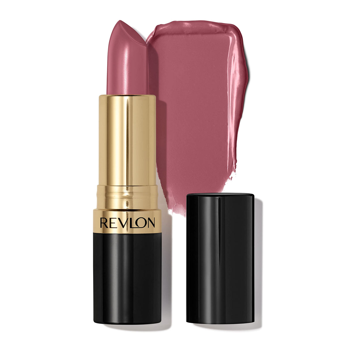 Revlon Super Lustrous Lipstick, Moisturizing Formula, Plum/Berry, On The Mauve, 0.15 Oz