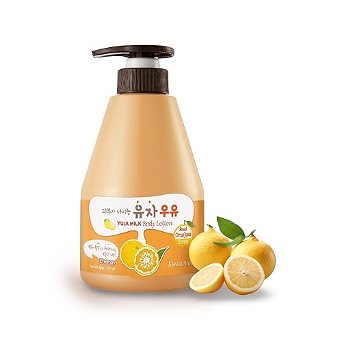 Welcos Yuja Milk Body Lotion – Brightening Korean Lotion For Even-Toned Skin, 560G