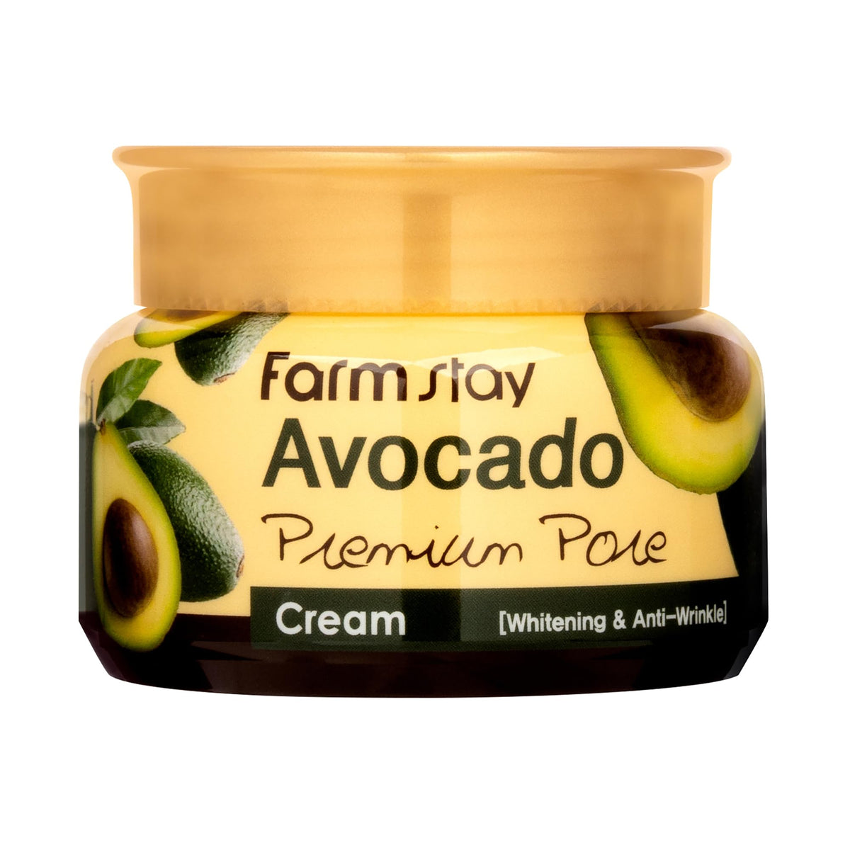 Farmstay Avocado Pore Cream - Anti-Aging Moisturizer For Smooth, Bright Skin - 3.5 Oz