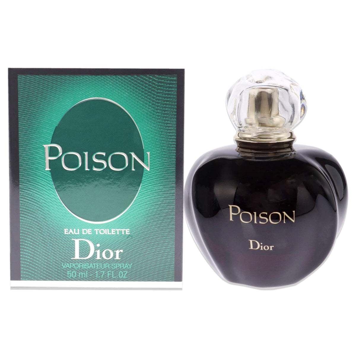 Dior Poison Eau De Toilette Spray For Women, 1.7 Fl Oz, Black