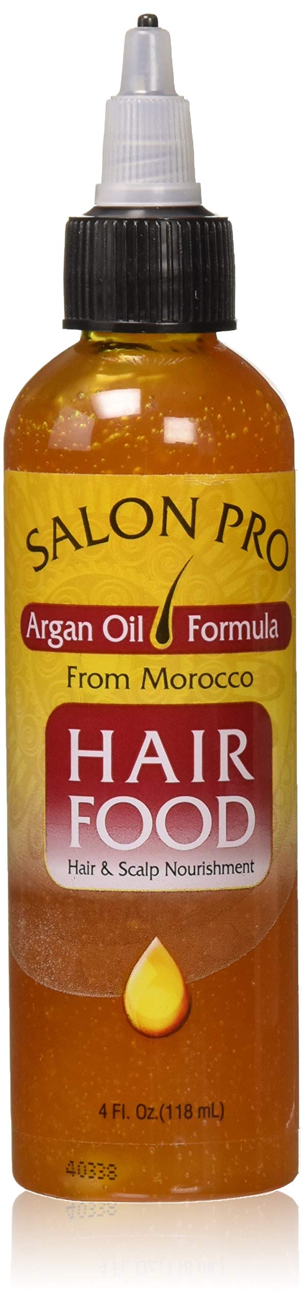 Salonpro Hair Food Argan Oil - 4 Fl Oz Nourishing Treatment For Healthy Hair