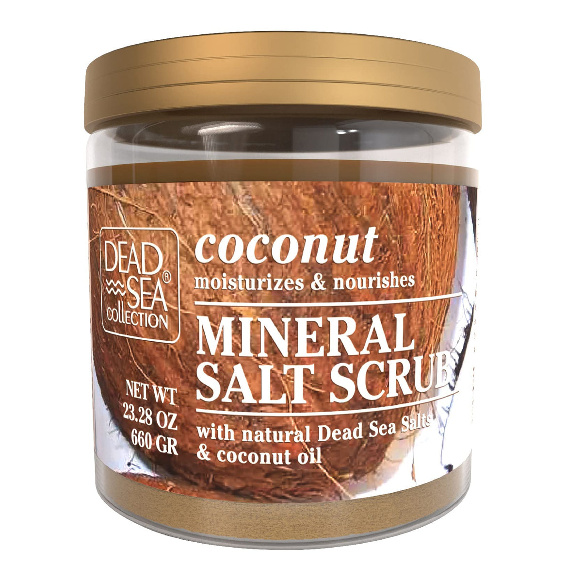 Dead Sea Collection Salt Body Scrub 23.28 Oz With Coconut & Essential Oils - Exfoliating