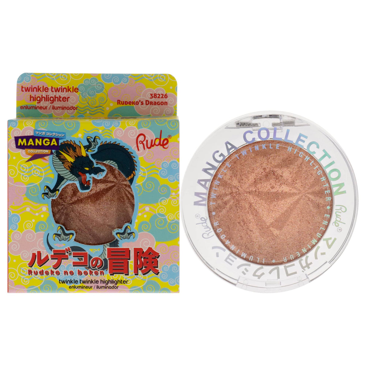 Rude Manga Collection Twinkle Twinkle Highlighter - Copper Dragon 0.14 Oz For Women