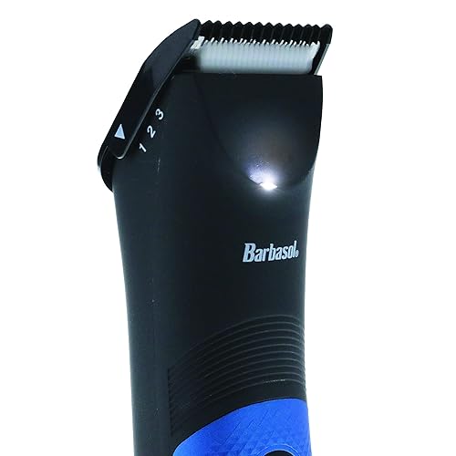 XTREME DIGITAL Barbasol Waterproof Body Hair Trimmer Set, Rechargeable, Ceramic Blades, Adjustable Comb