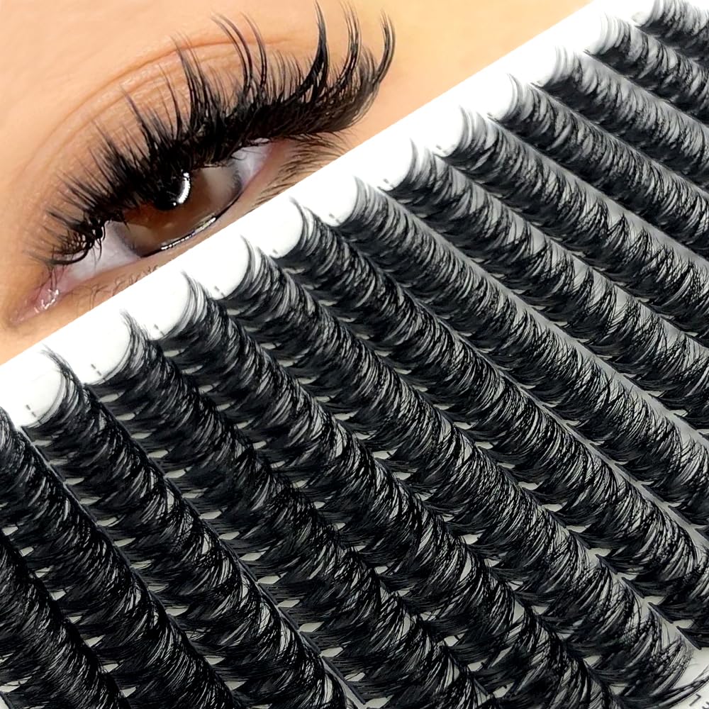 HBZGTLAD Mink Eyelashes 30D/40D/50D/60D/80D Individual Cluster Extensions - 