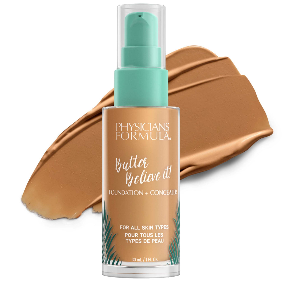 Physicians Formula Butter Believe It! Foundation + Concealer - Tan, Dermatologist Tested, 1 Count