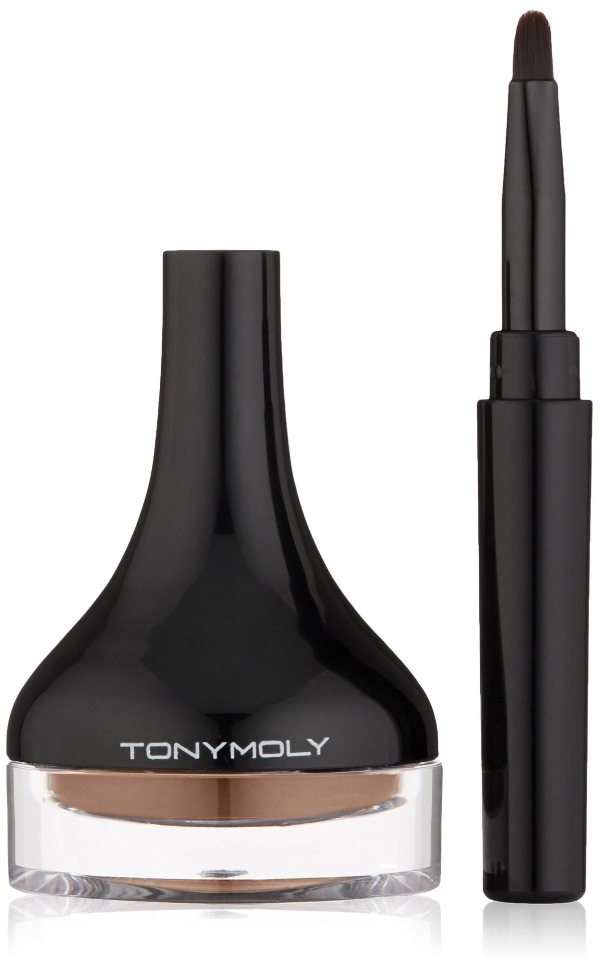 Tonymoly Back Gel Eyeliner In Brown, 0.14 Oz - Long-Lasting, Smooth Application, Pack Of