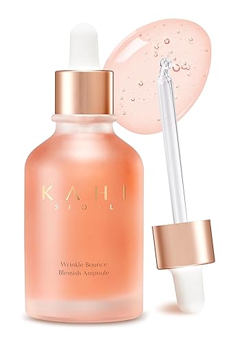 Kahi Wrinkle Bounce Blemish Ampoule - Collagen Serum For Dark Spots & Glowing Skin 1.69 Fl Oz