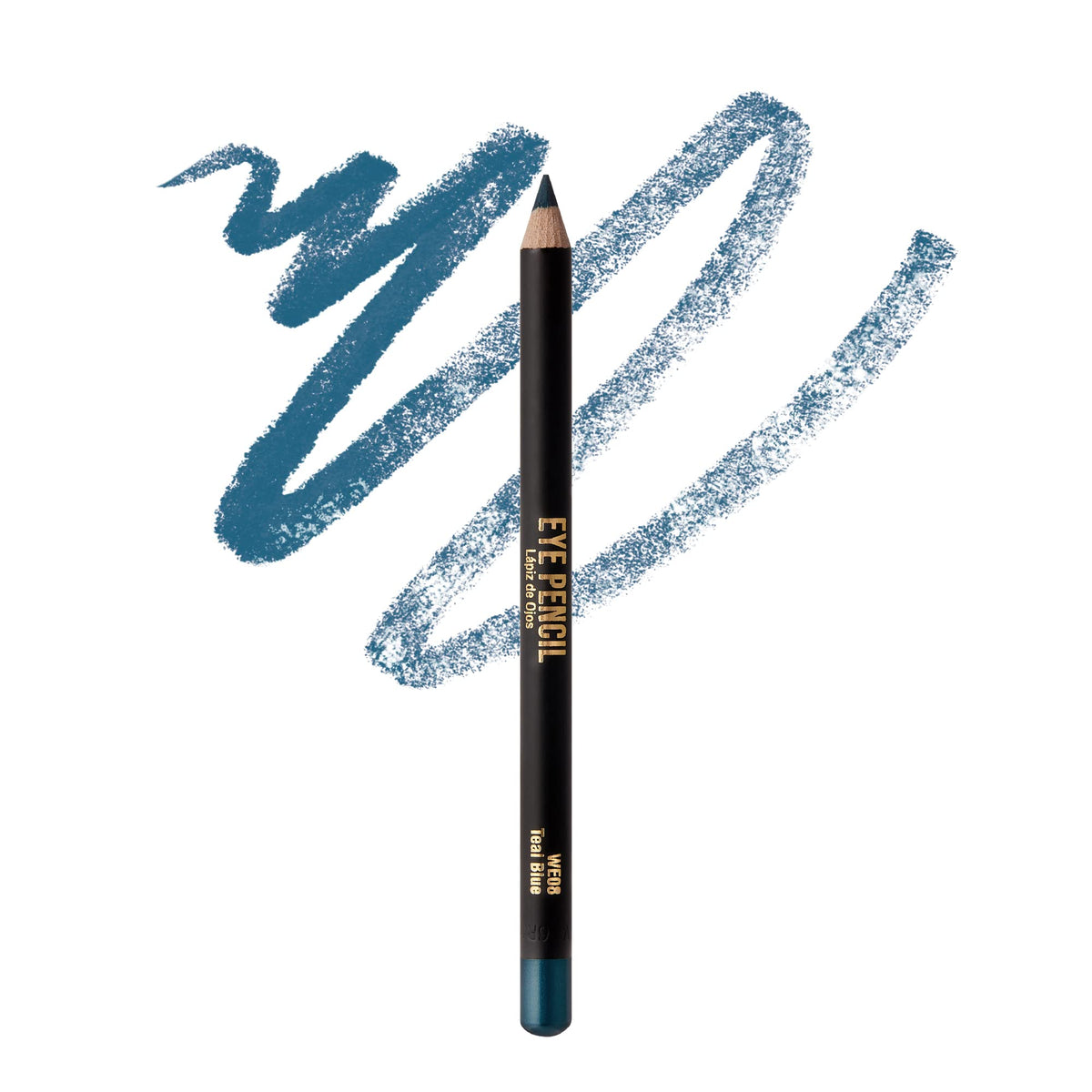 Kiss New York Slim Eye Pencil - Water-Resistant Teal Blue Eye Liner For Long-Lasting Makeup