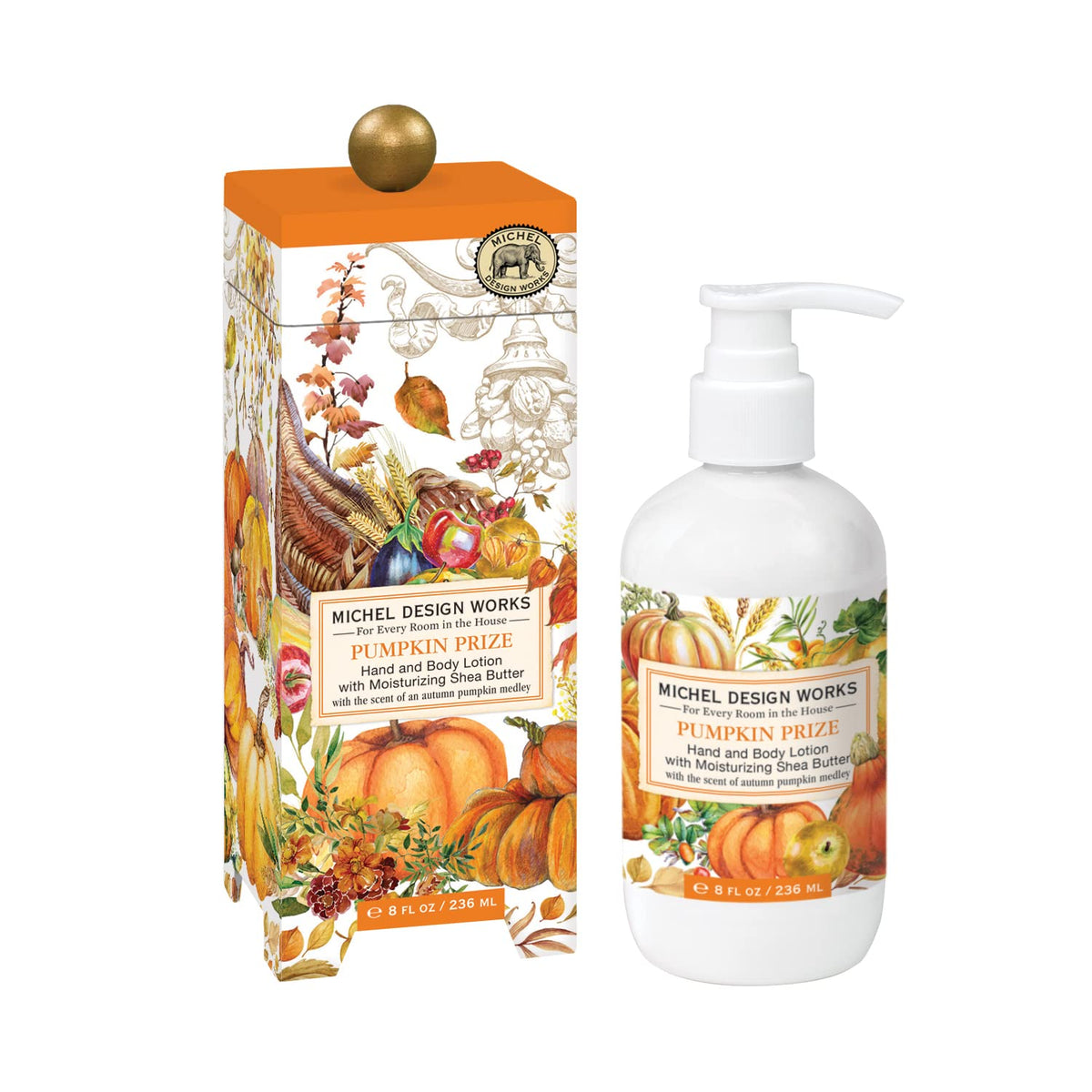 Michel Design Works Pumpkin Prize Hand And Body Lotion, 8 Fl Oz - Luxurious Moisturizer