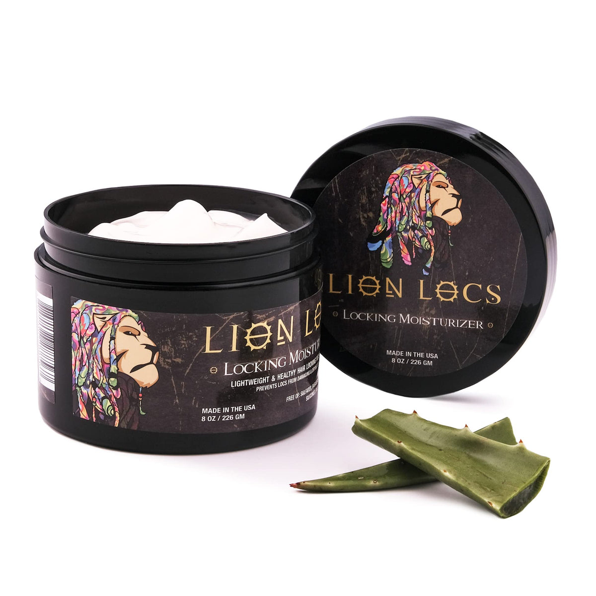 Lion Locs Dreadlocks Moisturizer by Beard Gains - Residue-Free, 8oz, Perfect for Hair Care