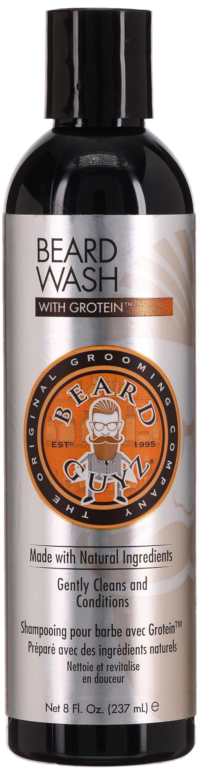 Beard Guyz Daily Wash 8 Ounce - Gentle Beard Cleanser For Men, Nourishing Formula