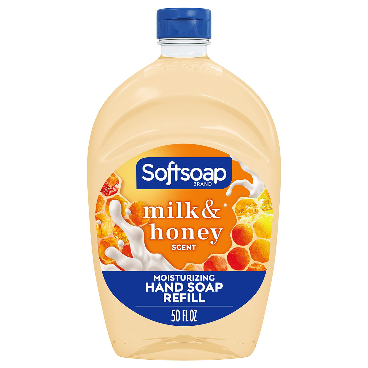 Softsoap Milk & Honey Liquid Hand Soap Refill, 50 Fl Oz - Antibacterial, Moisturizing