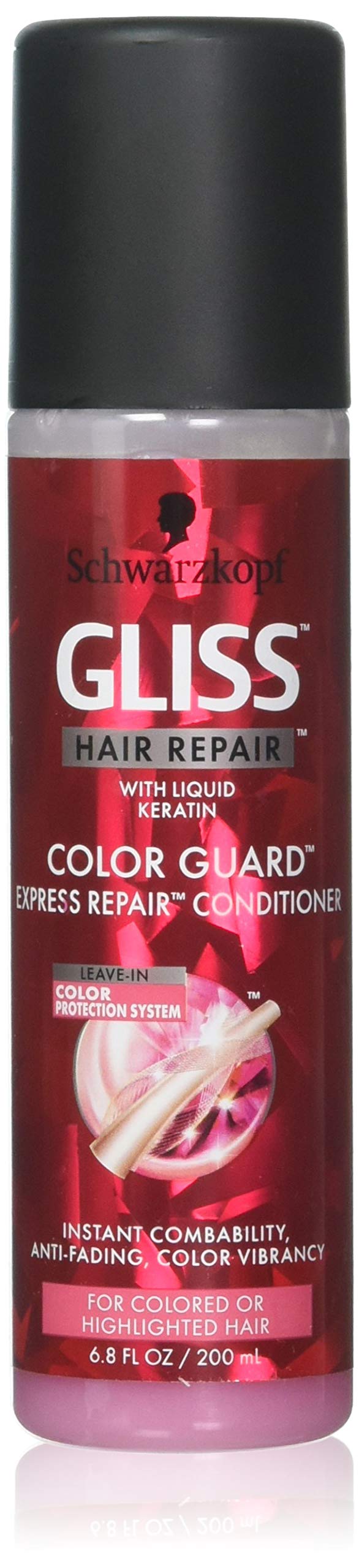 Gliss Kur Conditioner Color Guard Express Spray, 6.8 Fl Oz - Color Protection & Shine