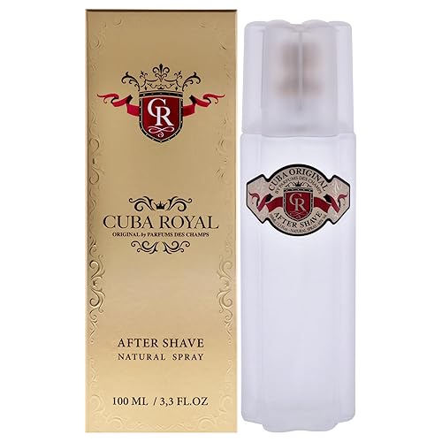 Cuba Royal After Shave for Men - 3.3 oz Cranberry Scented Men's Grooming Essential by Cuba