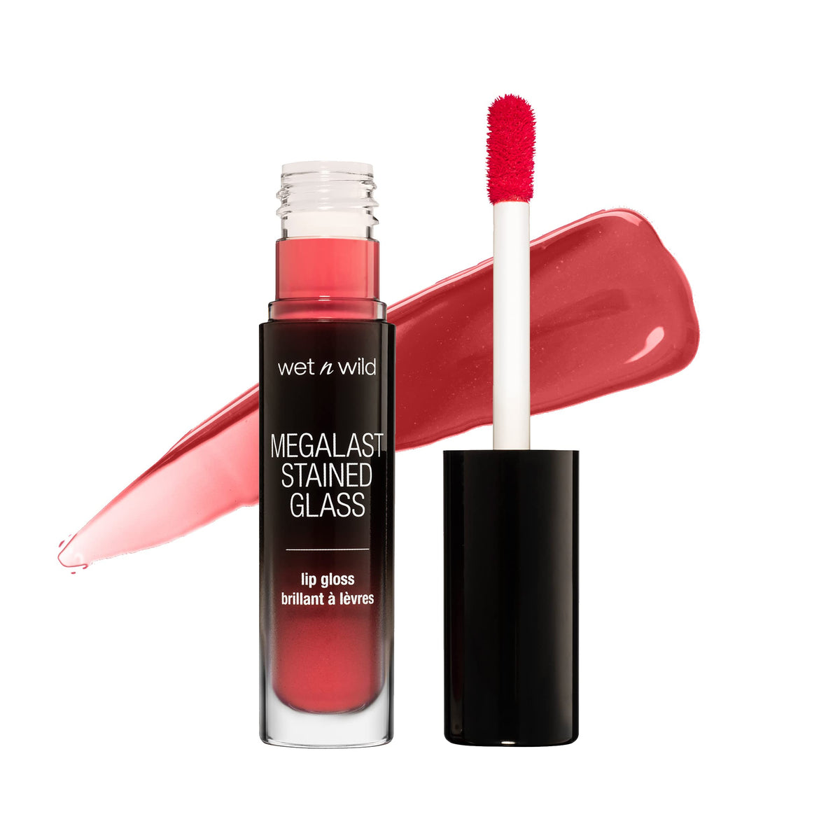 Wet N Wild Mega Last Stained Glass Lip Gloss - Magic Mirror, 0.08 Oz, Long-Lasting Shine