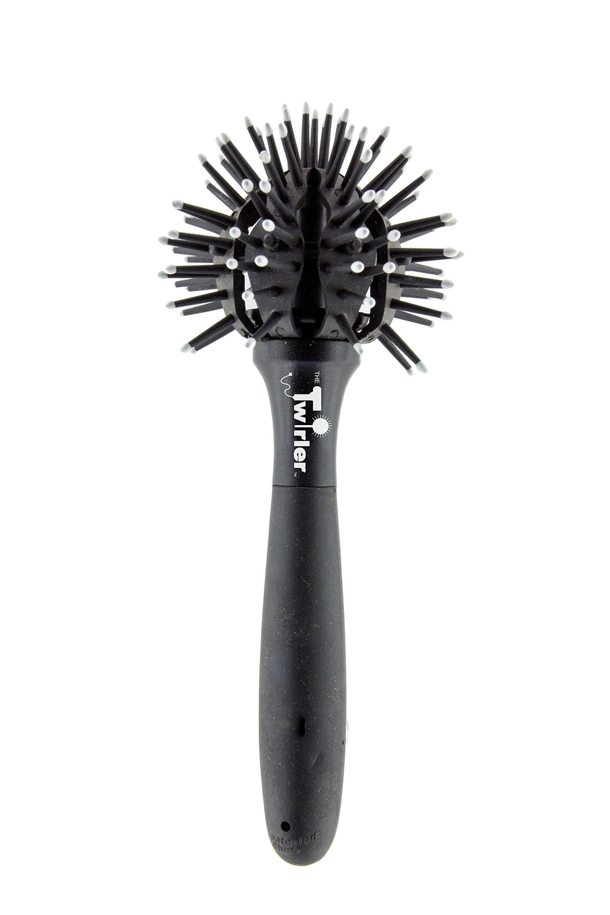 The Twirler Classic Small Black Twirler Ball Brush - Durable Nylon Material