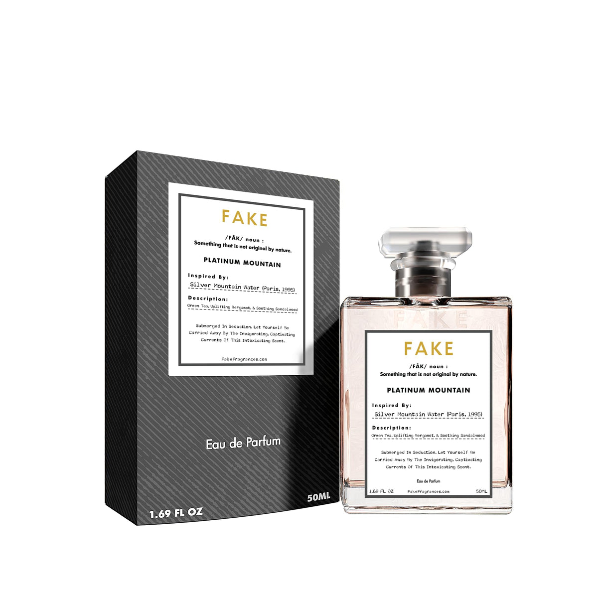 Fake Silver Mountain Water Inspired 1.7Oz Men'S Cologne | Crisp Clean Unisex Eau De Parfum