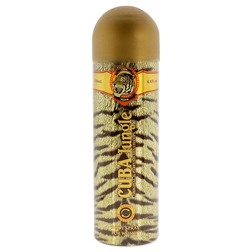 Cuba Cuba Jungle Tiger Women Body Spray, 6.6 Oz - Exotic Fragrance For Her