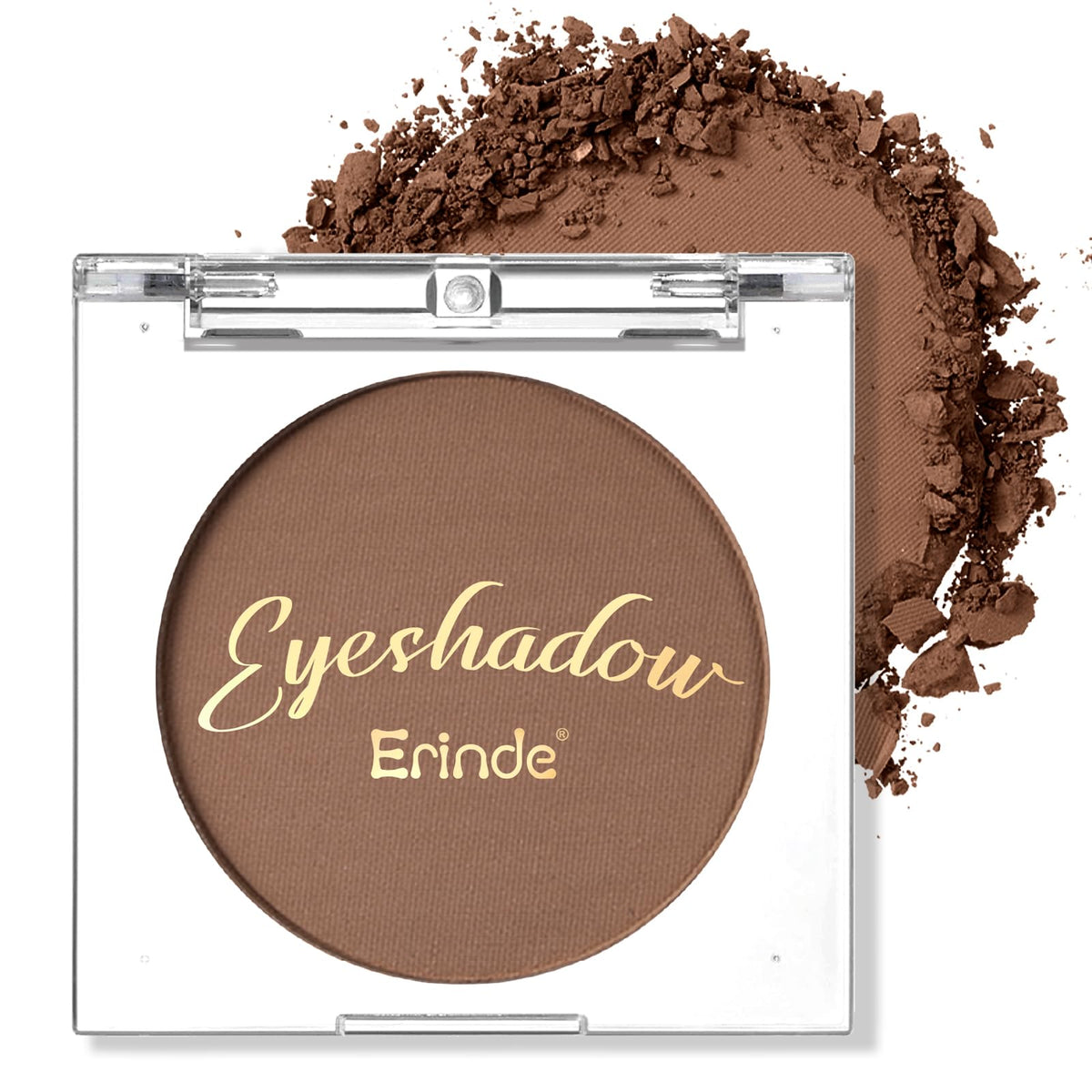 Erinde Cocoa Brown Matte Eyeshadow Palette - Vegan, Long-Lasting, Ultra-Blendable 0.81 Oz