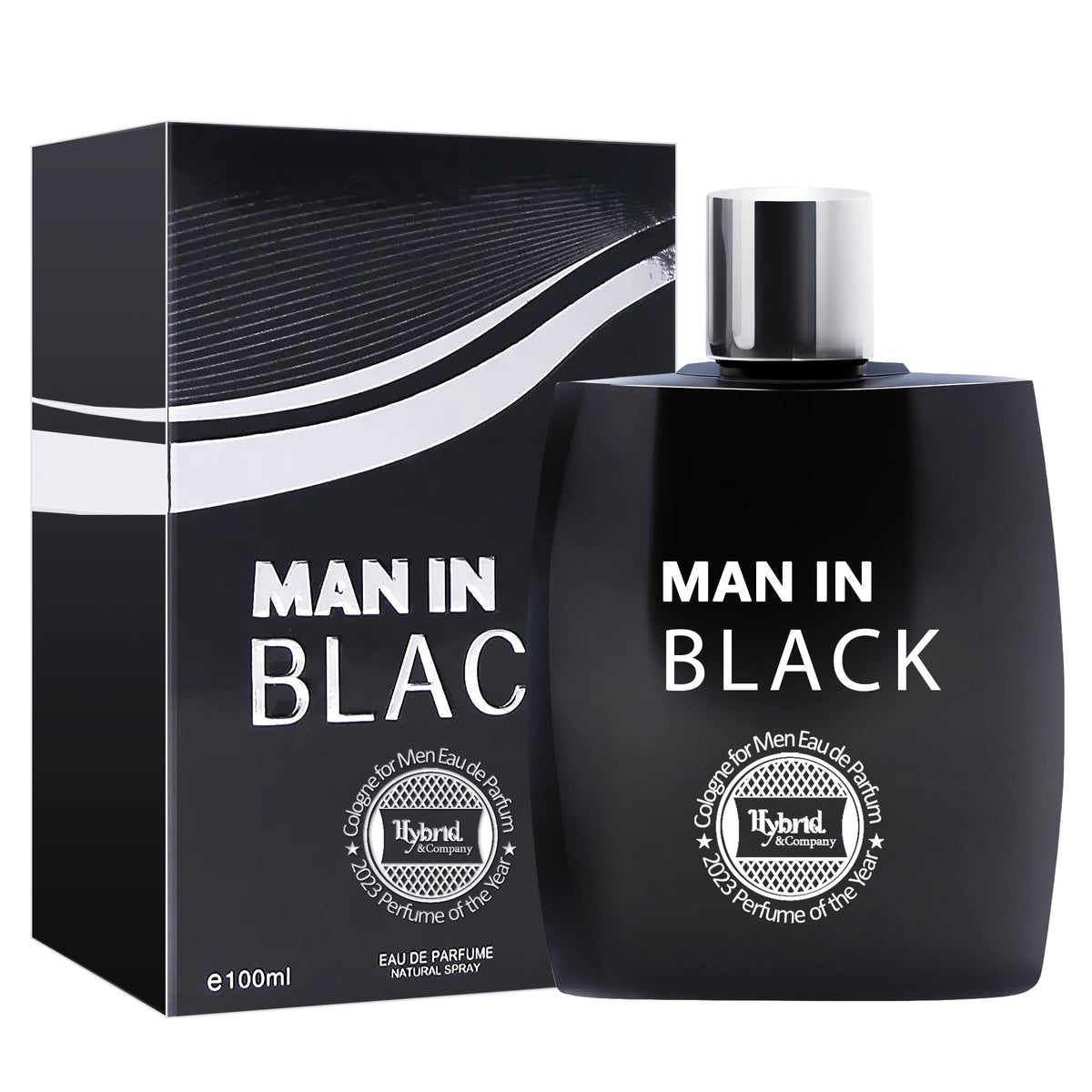 Hybrid & Company Man In Black Eau De Toilette Spray, 3.4 Fl Oz - Men'S Fragrance