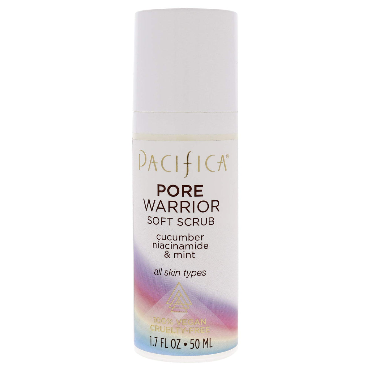 Pacifica Beauty Pore Warrior Soft Scrub - Vegan Exfoliating Cleanser, 1.7 Fl Oz