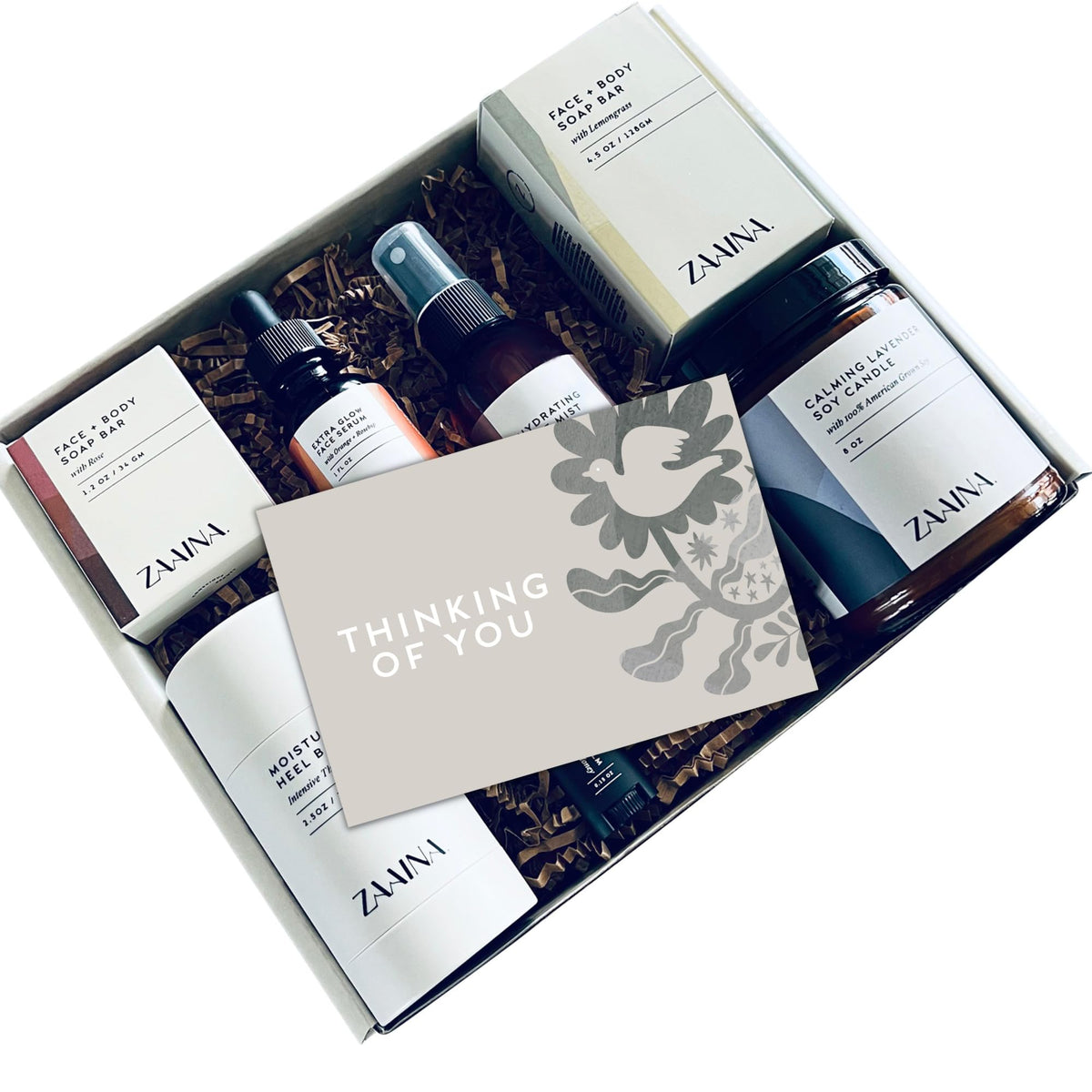 Zaaina Thinking Of You Spa Gift Set - Luxurious Bath & Body Care Kit For Women