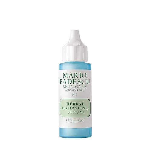 Mario Badescu Herbal Hydrating Serum - Oil Free, Ceramides & Ginkgo Extract, 1 Fl Oz