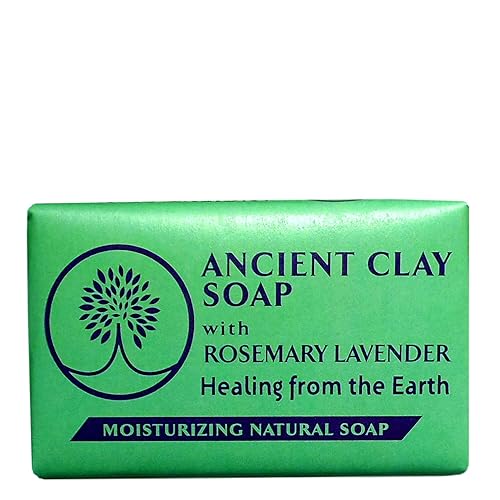 Zion Health Rosemary Lavender Bar Soap, 6 Oz - Natural Moisturizing By Adama Minerals