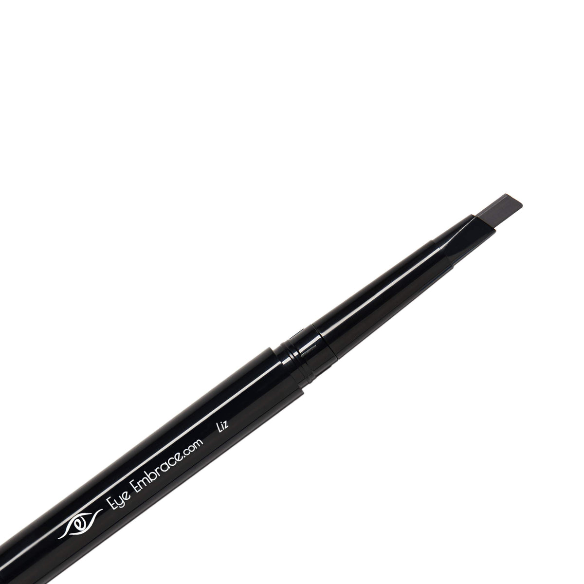 Eye Embrace Medium Gray Eyebrow Pencil - Waterproof, Double-Ended With Spoolie Brush, Cruelty-Free