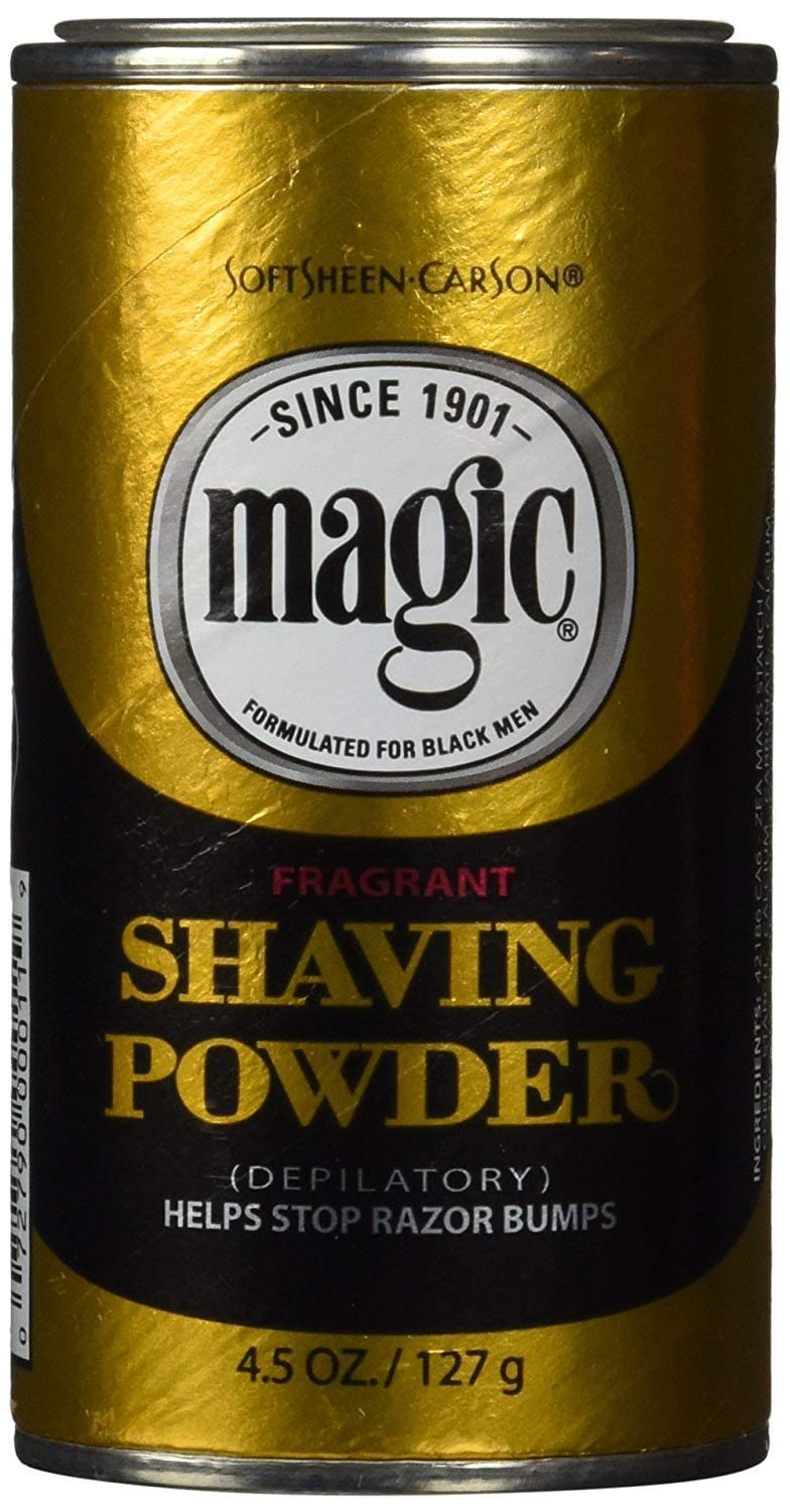 Magic Shaving Powder Gold 4.5 Oz - Fragrant Hair Removal Solution, Multi-Purpose Use