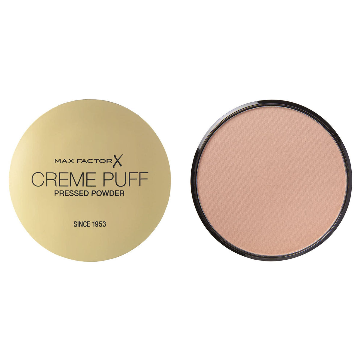 Max Factor Creme Puff Pressed Powder No. 50 Natural, 21G - Flawless Finish Makeup