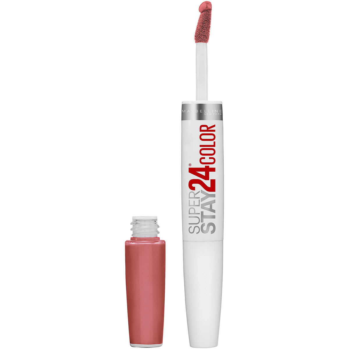 Maybelline Super Stay 24 Liquid Lipstick, Long Lasting Frosted Mauve, Highly Pigmented, 0.08 Fl