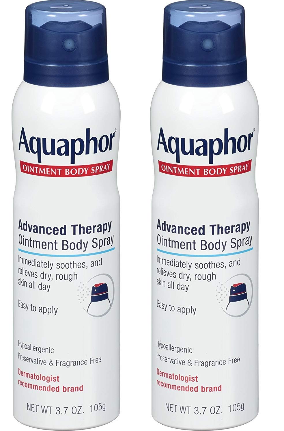 Aquaphor Ointment Body Spray, 2 Pack - Moisturizes & Heals Dry Skin, 3.7 Oz Each