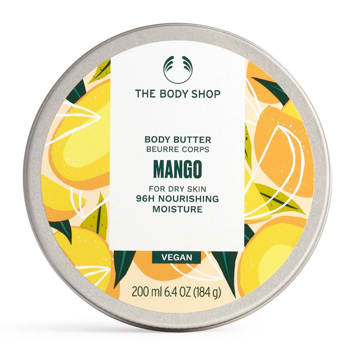 The Body Shop Mango Body Butter - Vegan, Nourishing Skincare For Normal Skin, 6.4 Oz