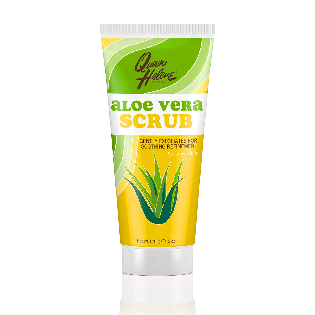 Queen Helene Aloe Vera Facial Scrub, 6 Oz - Gentle Exfoliating Cleanser For Radiant Skin