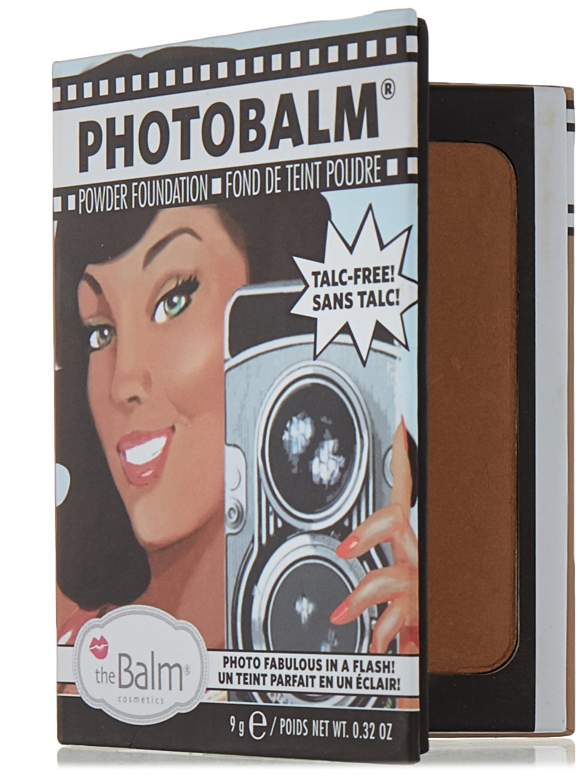 Thebalm Photobalm Talc Free Powder Foundation - Dark, 0.32 Ounce