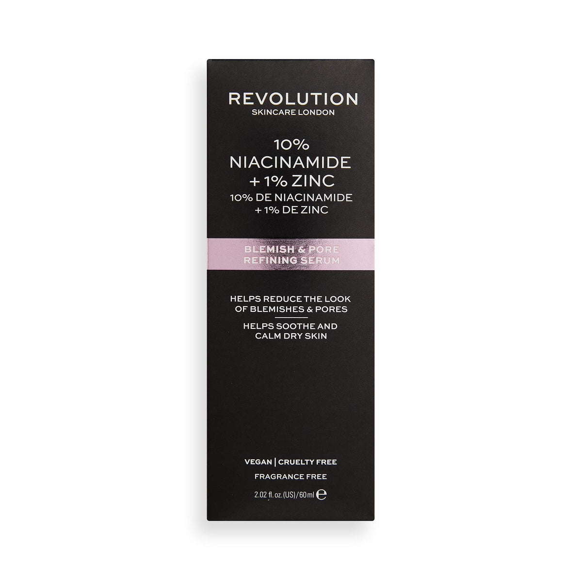 Revolution Skincare Blemish & Pore Refining Serum, 10% Niacinamide, 1% Zinc, 2