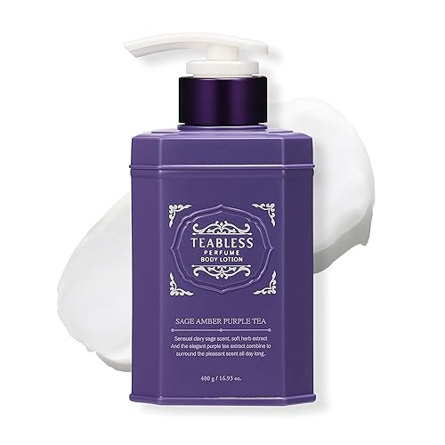 Teabless Sage Amber Purple Tea Body Lotion - Non-Greasy Daily Moisturizer For Dry & Sensitive Skin