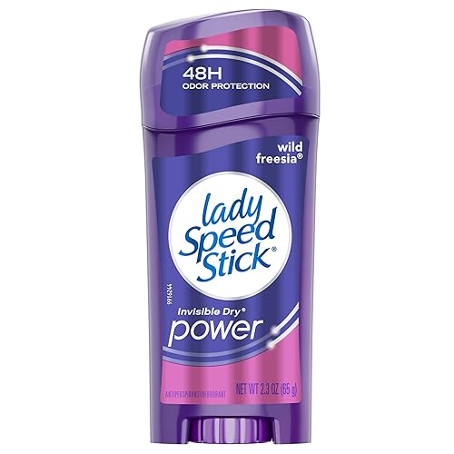 Lady Speed Stick Antiperspirant Deodorant, Power, Wild Freesia, 2.3Oz - Long-Lasting Fresh