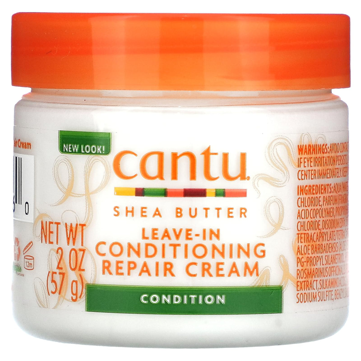 Cantu Shea Butter Leave-In Conditioning Repair Cream, 2 Oz - Moisturizing Hair Treatment