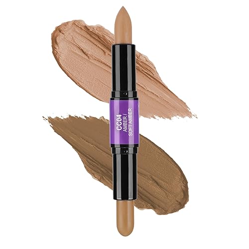 CCbeauty 2-IN-1 Contour Stick - Cool Tone Bronzer & Concealer for Face Shaping, 0.28