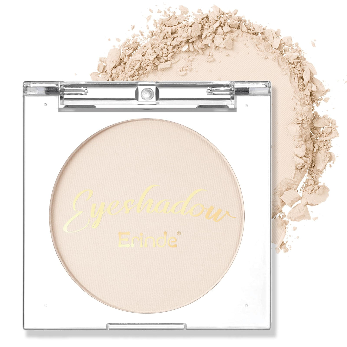 Erinde Beige Matte Eyeshadow Palette - Velvet Neutral Nudes Pressed Powder Makeup, 0.81Oz